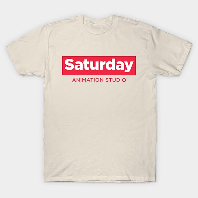 Saturday color - Large logo T-Shirt by Digital Dimension Entertainment Group